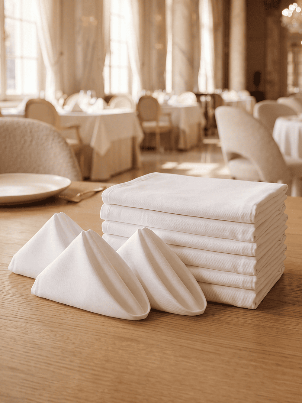 White Reusable Napkins