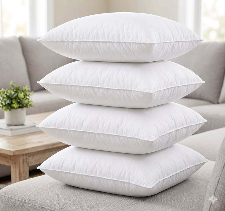 4-Pack Soft Down Alternative Hotel Pillows
