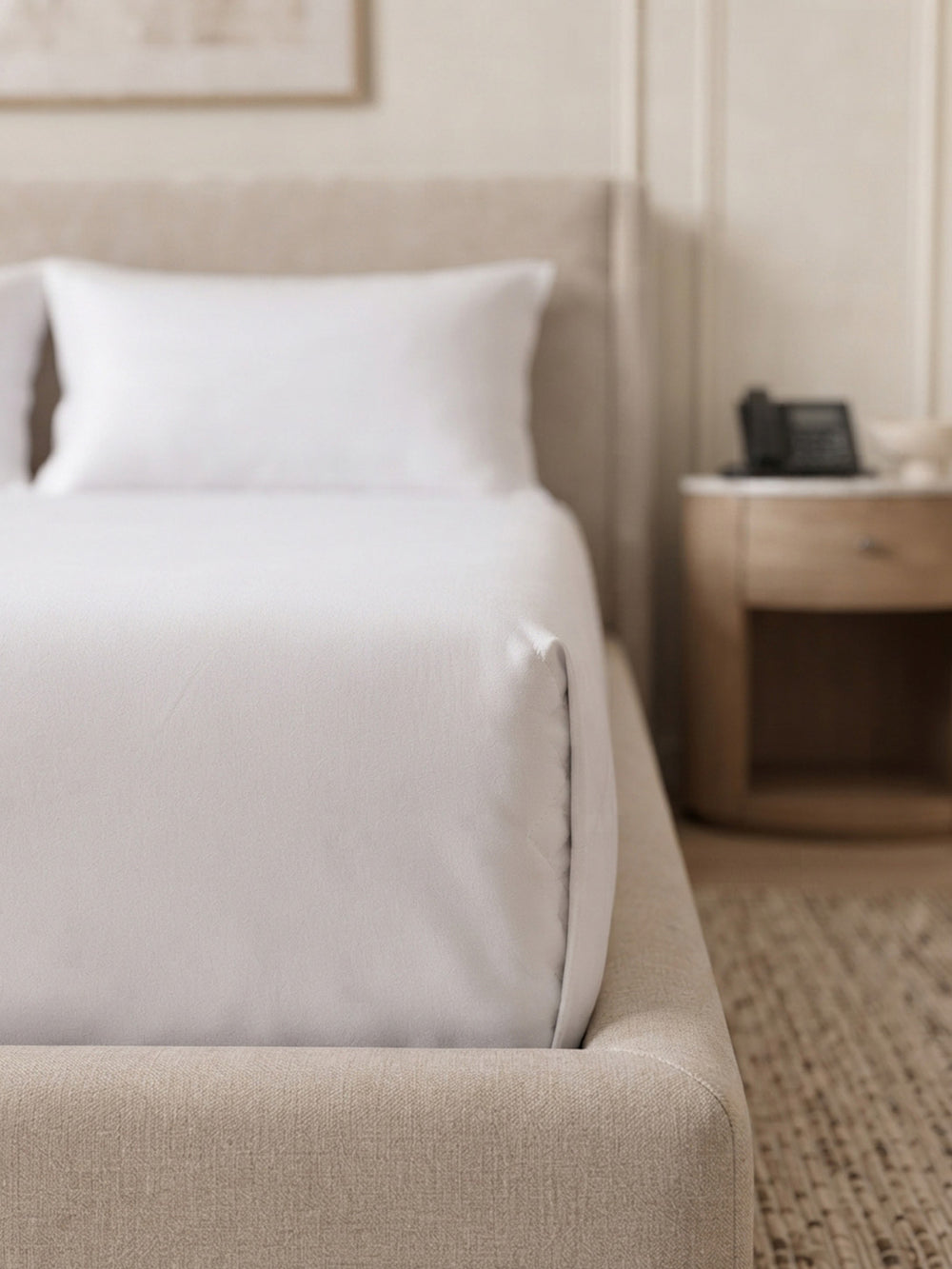 White Flat Sheet Queen