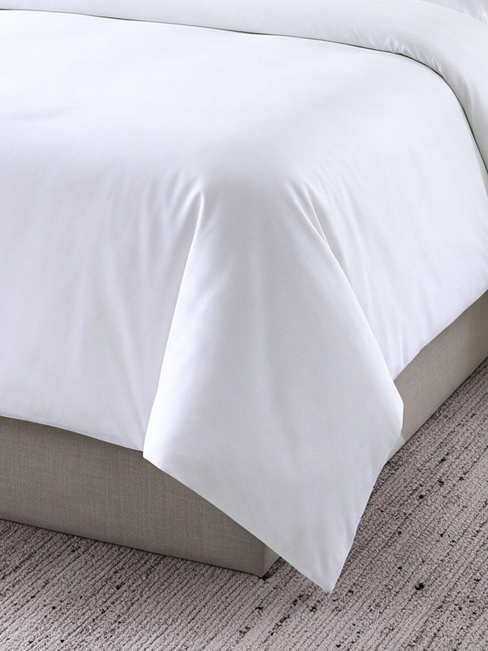 White Luxury 3-Piece Duvet Cover Sets Queen