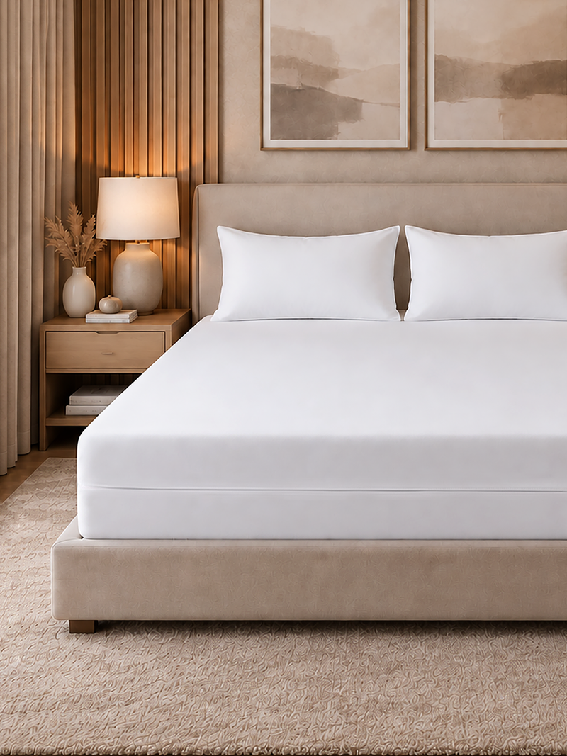 10-Pack 100% Waterproof Mattress Encasements 6-Sided Zippered Mattress Covers