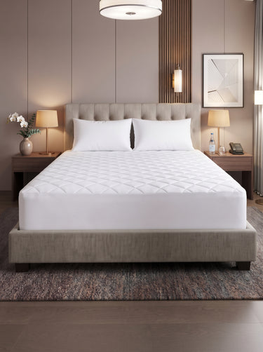 10-Pack Elastic Fitted Quilted Mattress Pad & Protector Covers